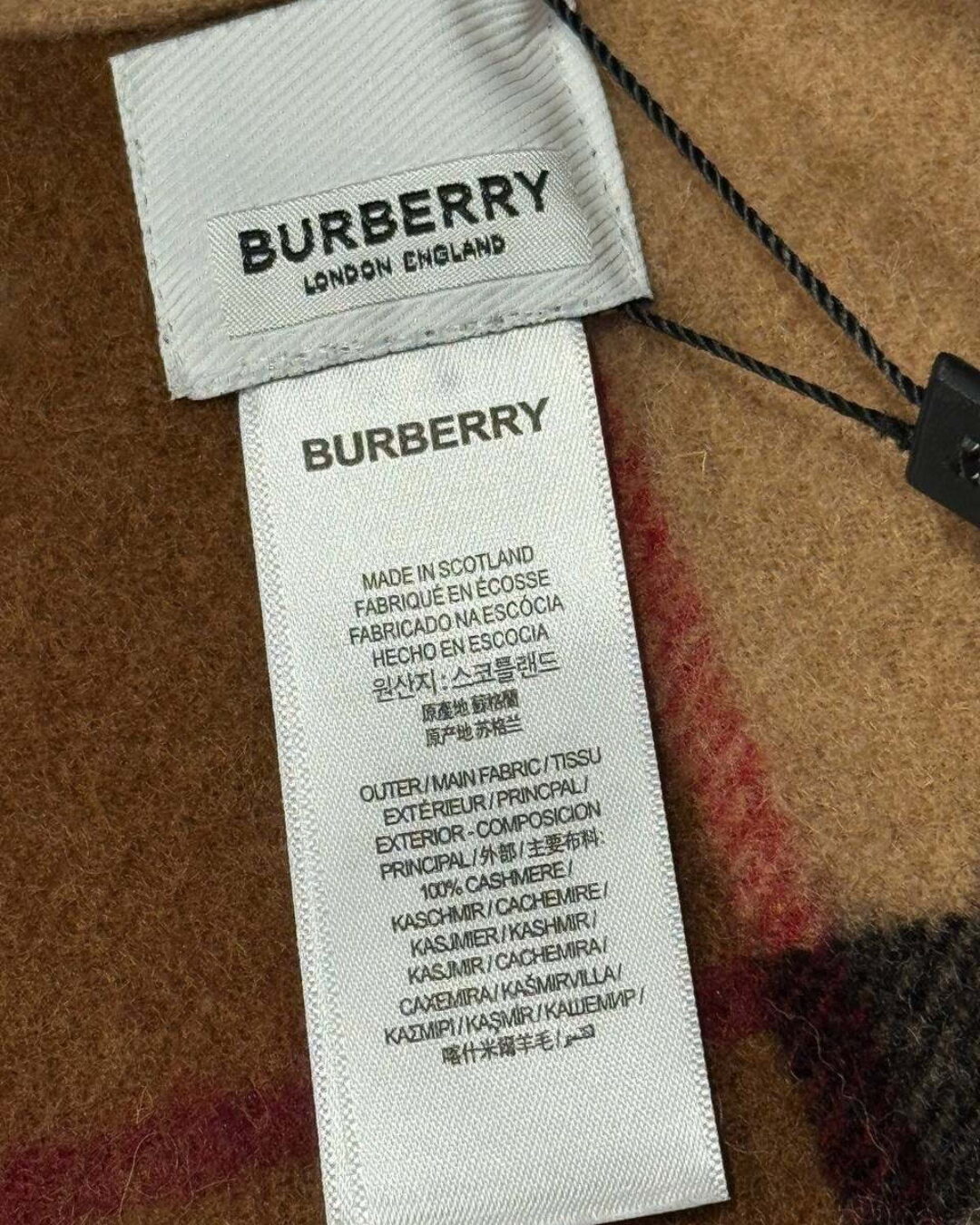 Шарф-пончо Burberry — изображение 8