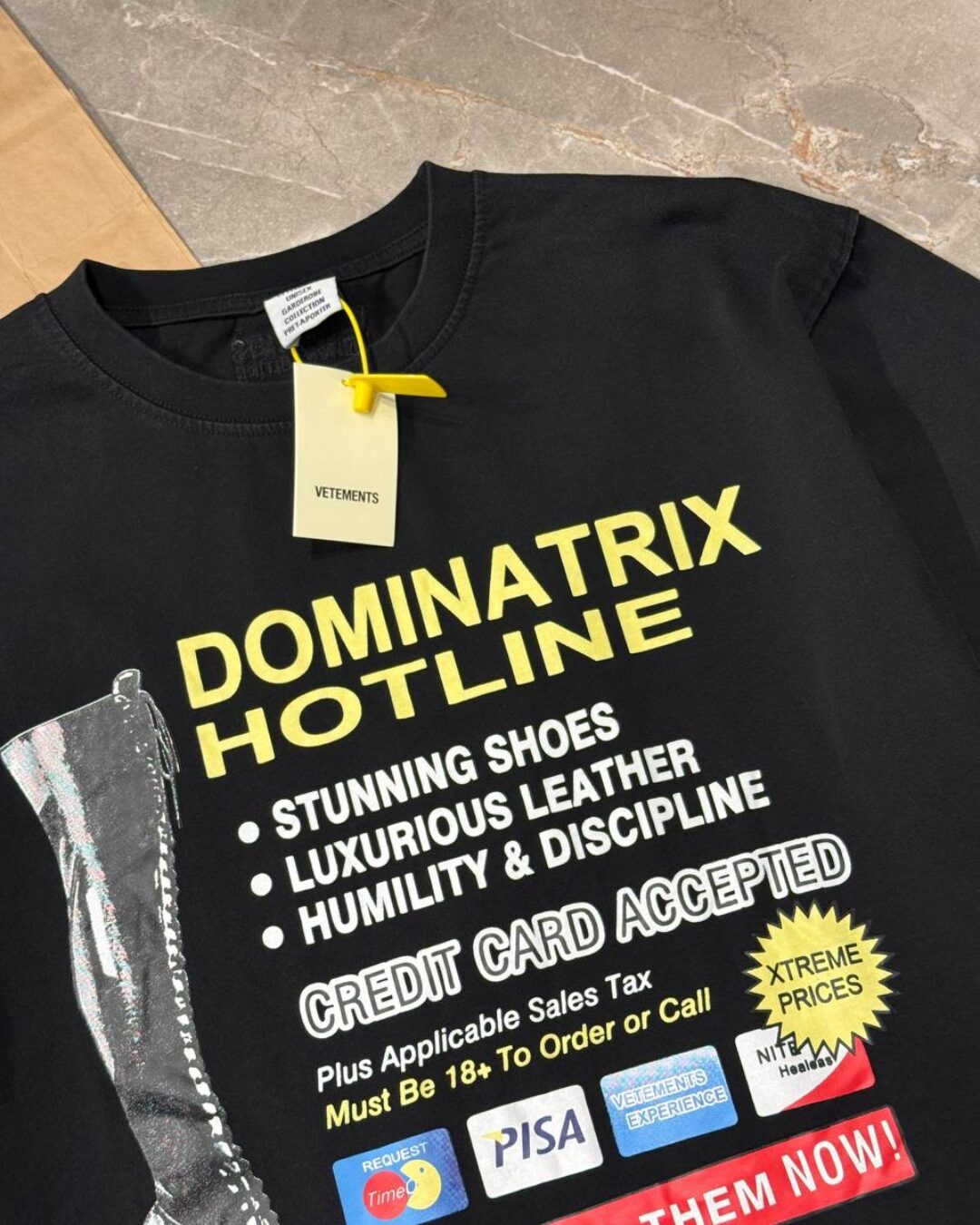 Футболка Vetements Dominatrix — изображение 3