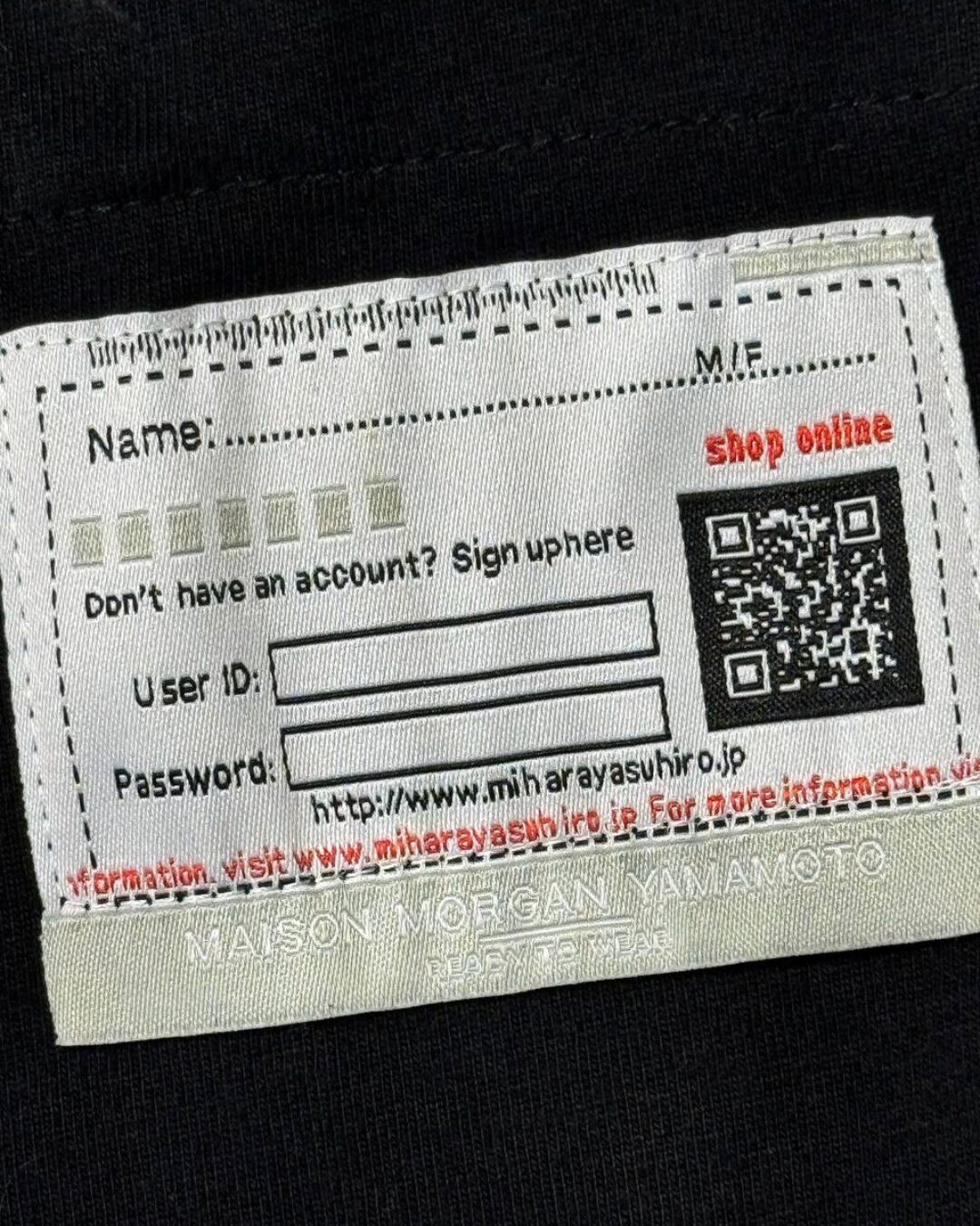 Футболка Maison Mihara — изображение 4