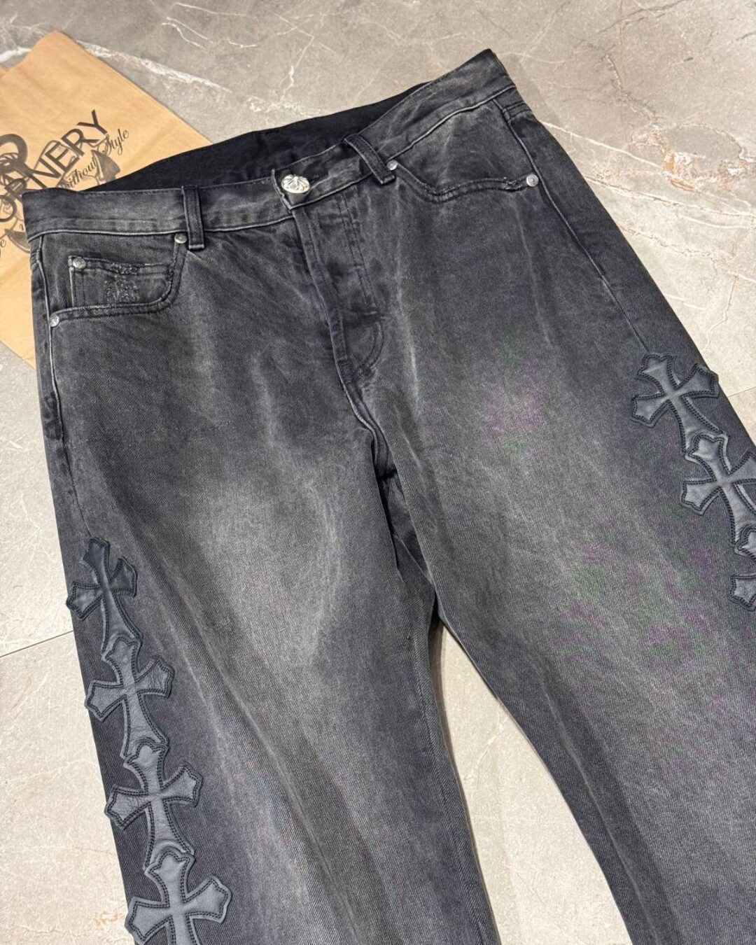 Джинсы Chrome Hearts — изображение 3