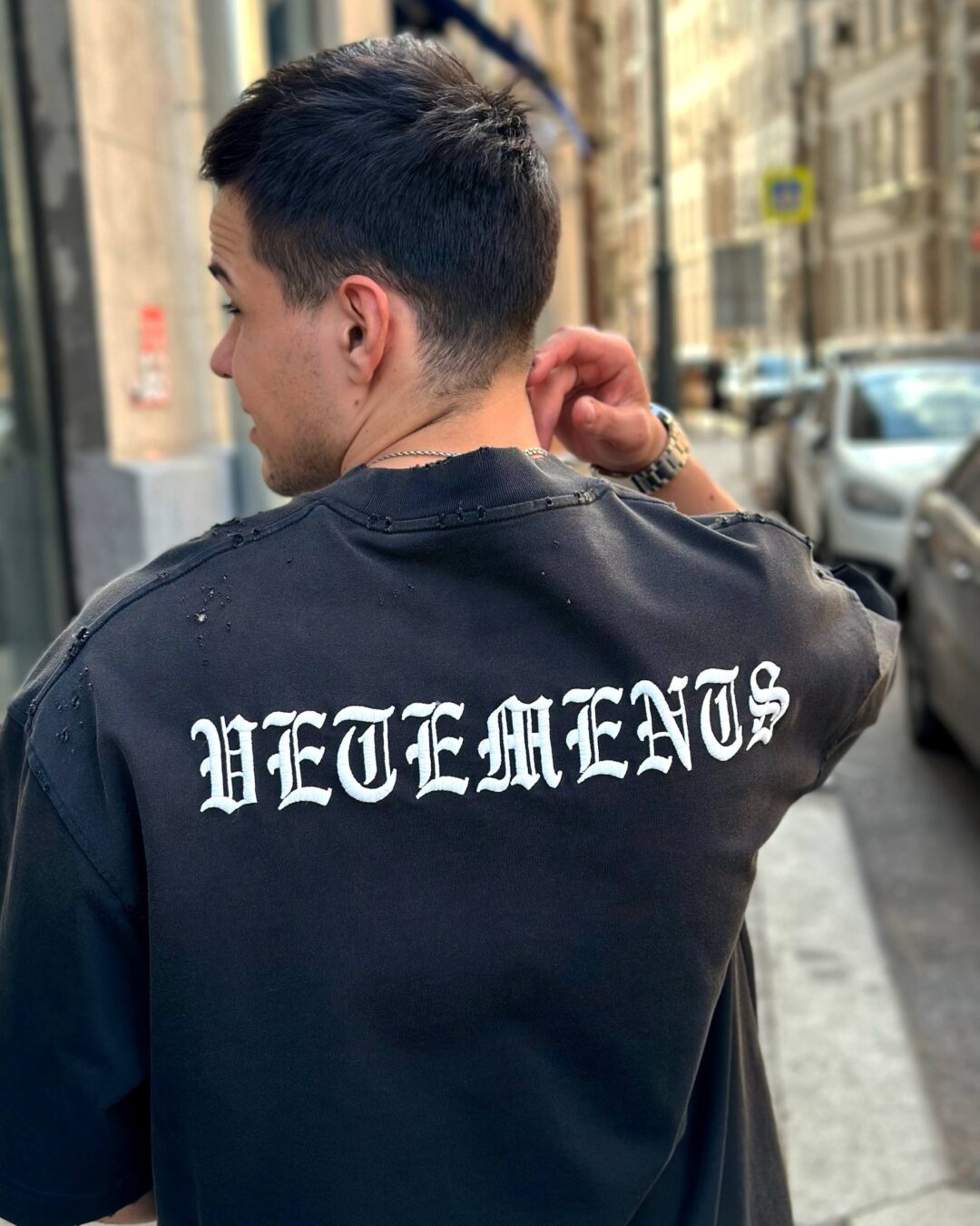 Футболка Vetements Chrome — изображение 2