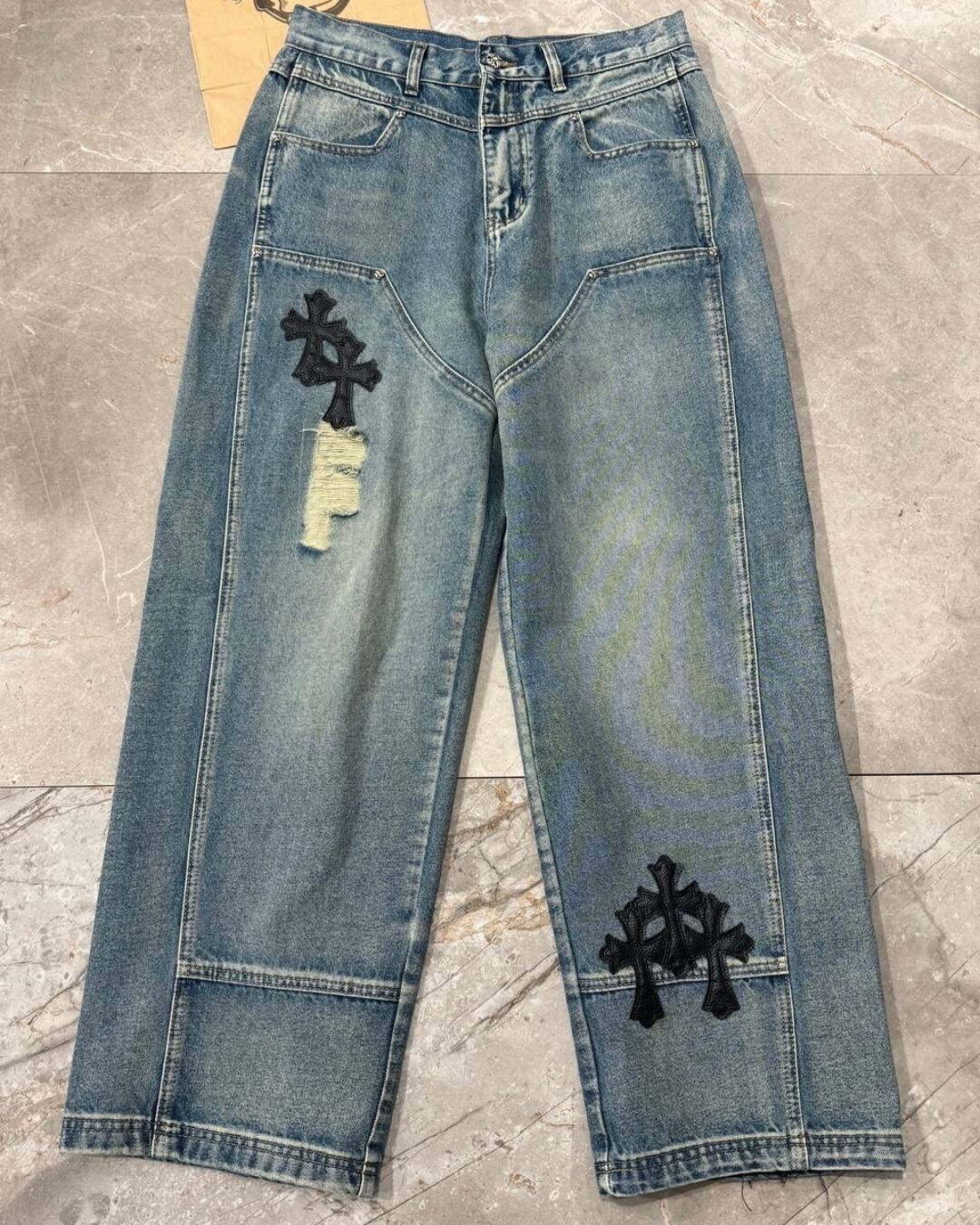 Джинсы Chrome Hearts — изображение 4