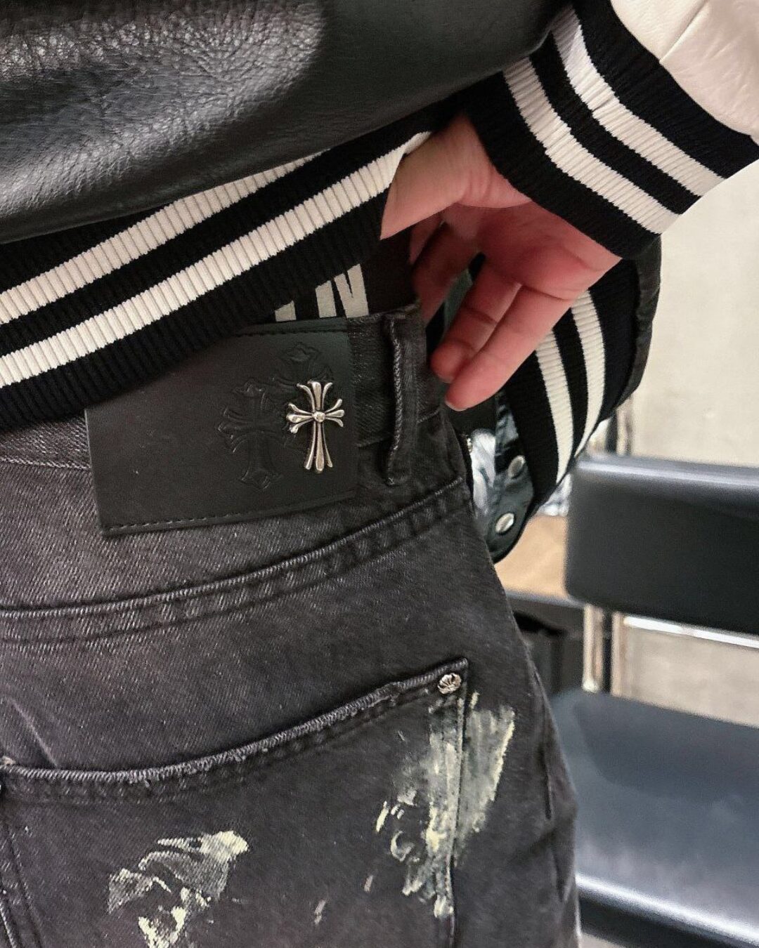 Джинсы Chrome Hearts — изображение 4