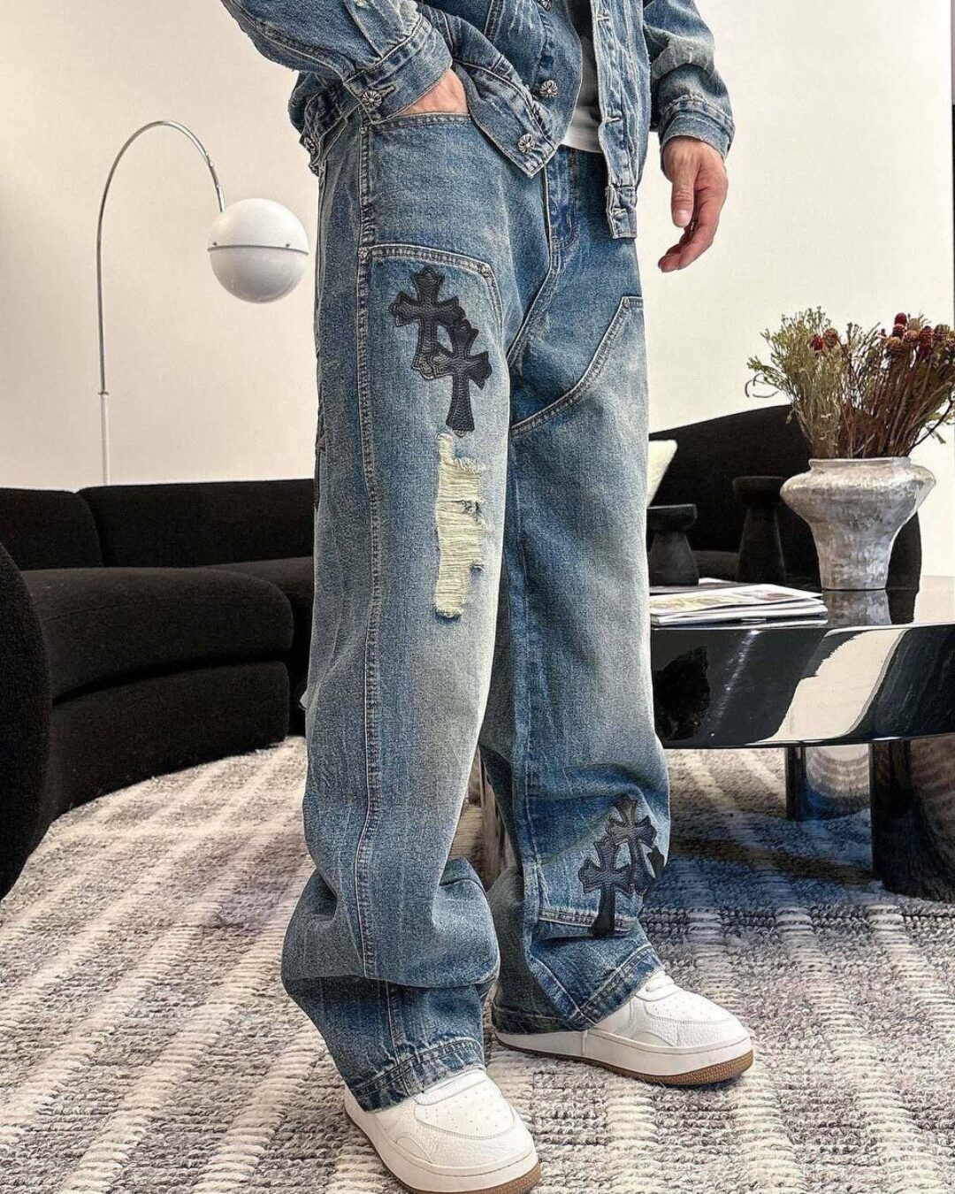 Джинсы Chrome Hearts — изображение 3