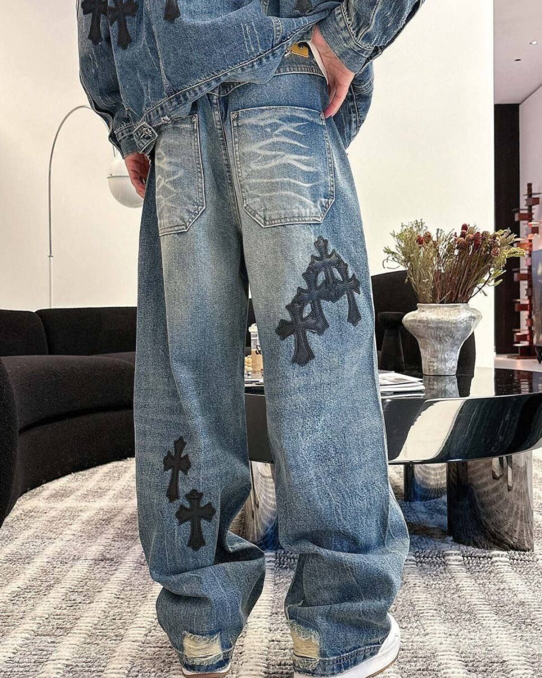 Джинсы Chrome Hearts — изображение 2