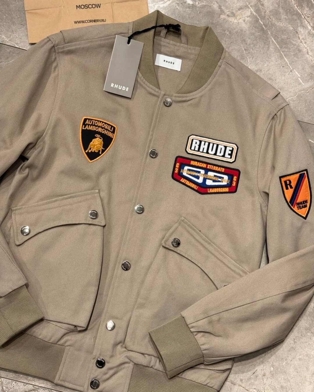 Бомбер Rhude x Lamborghini — изображение 6