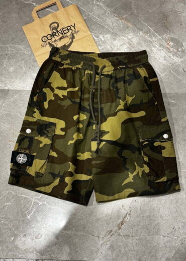 Шорты Dior x Stone Island