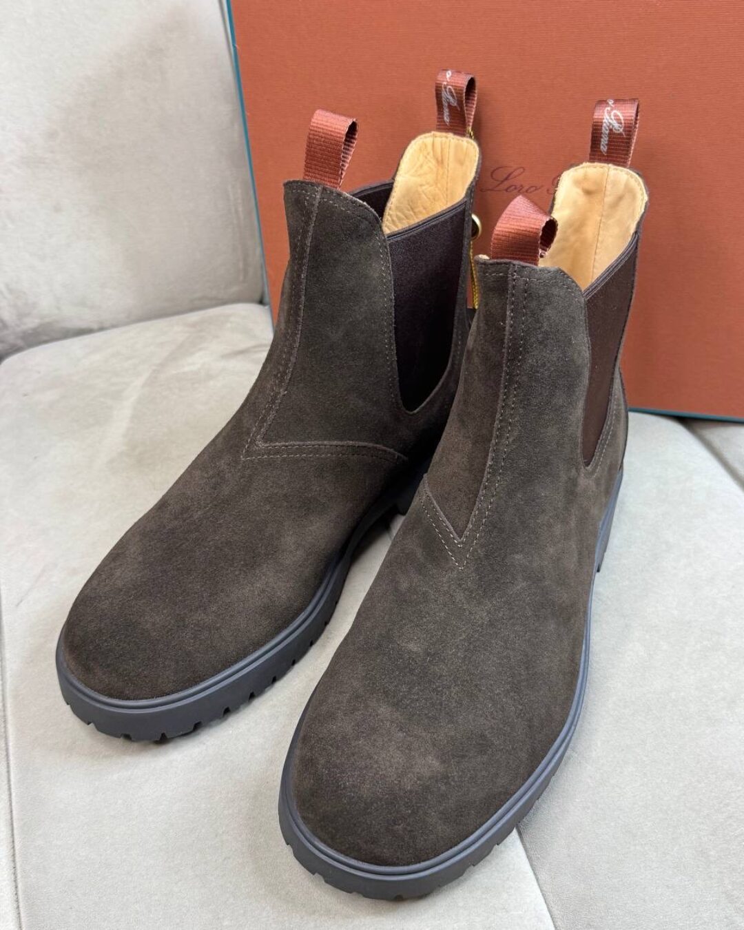 Ботинки Loro Piana Open Walk Brown — изображение 2