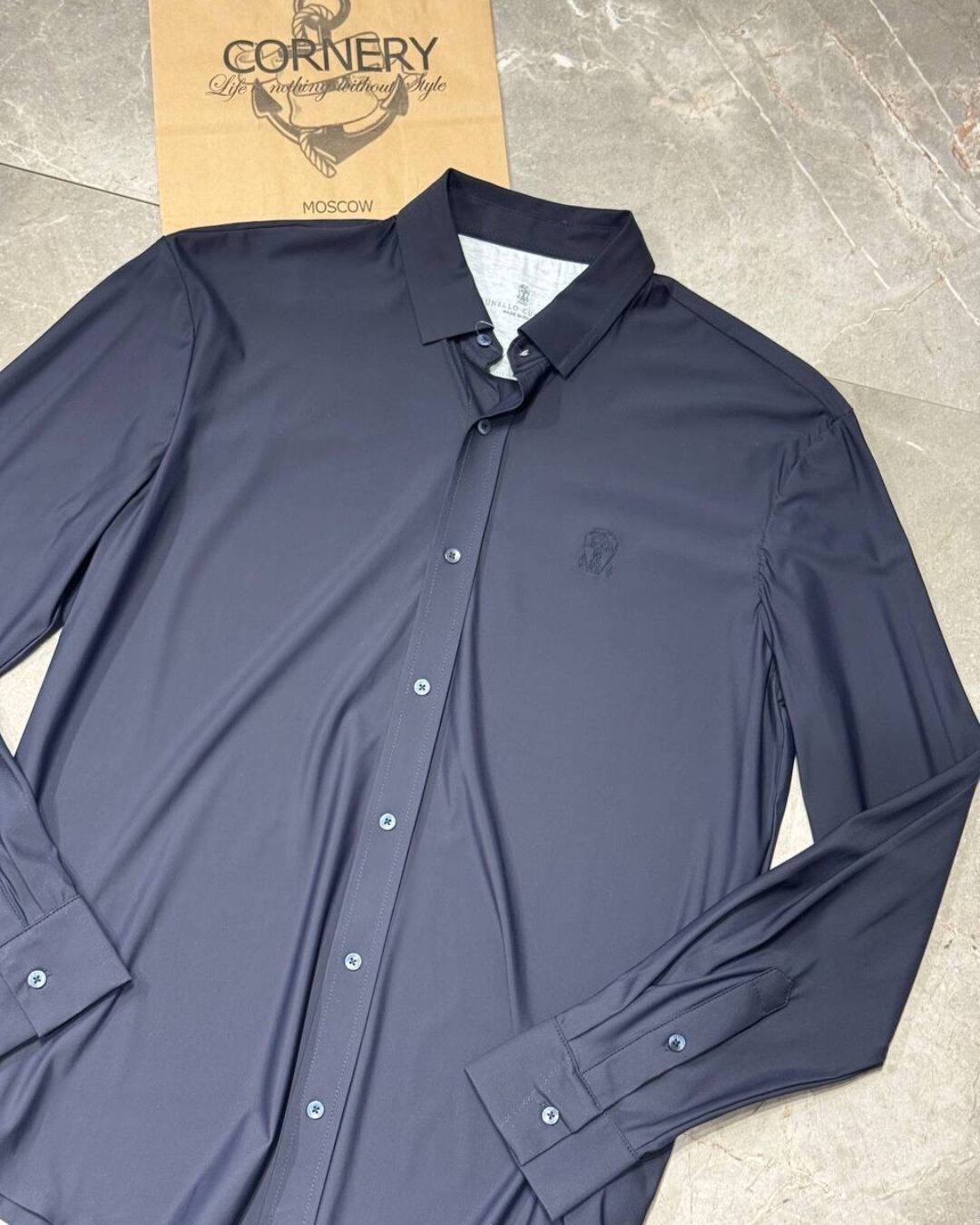 Рубашка Brunello Cucinelli — изображение 6