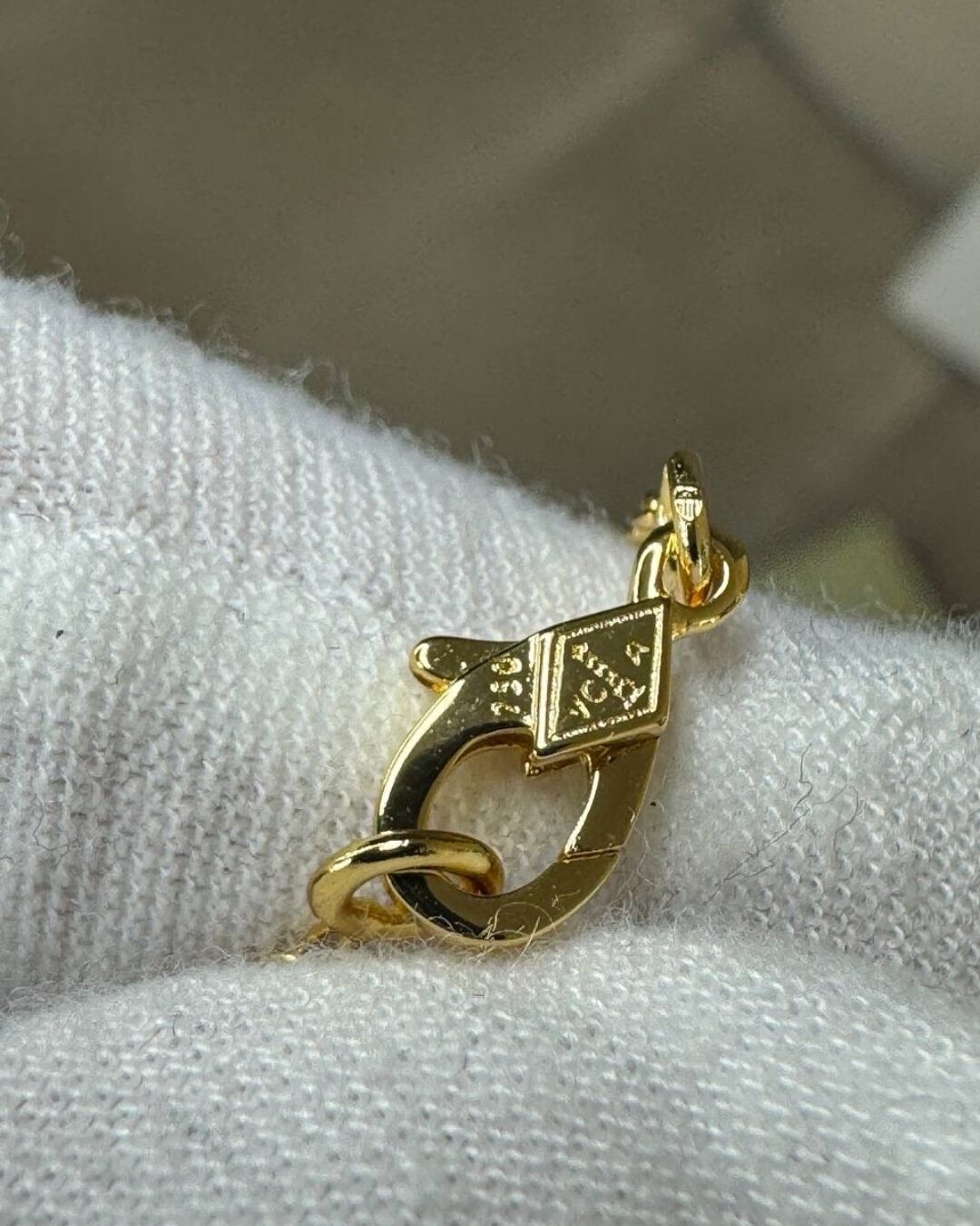 Колье Van Cleef & Arpels Vintage Alhambra (Gold/White/Mono — изображение 8