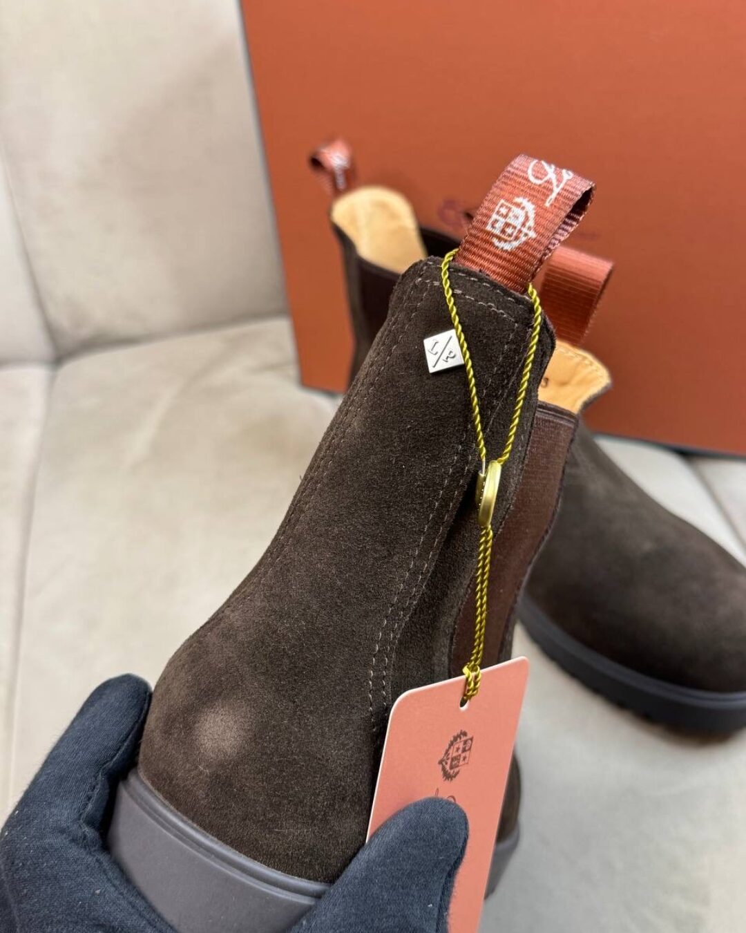 Ботинки Loro Piana Open Walk Brown — изображение 3