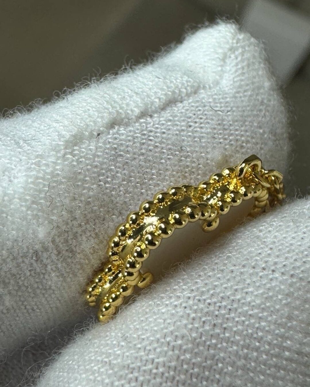 Колье Van Cleef & Arpels Vintage Alhambra (Gold/White/Mono — изображение 7