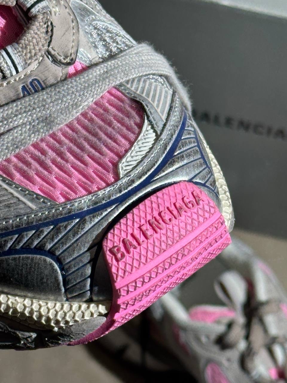 Кроссовки Balenciaga 3XL Grey Pink — фото 5