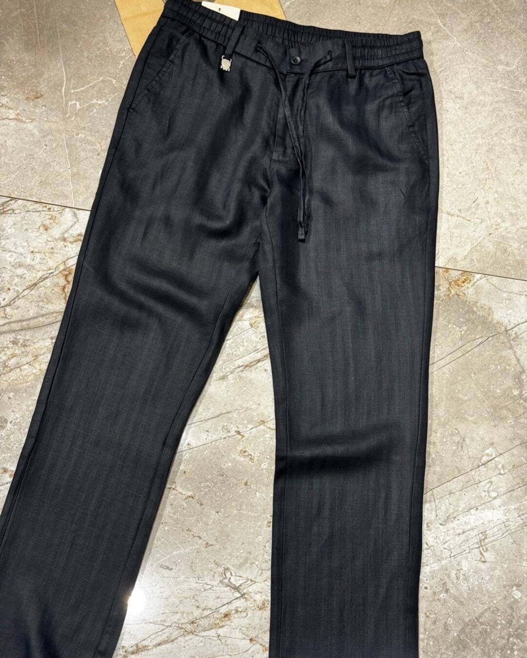 Льняные штаны Brunello Cucinelli — изображение 5