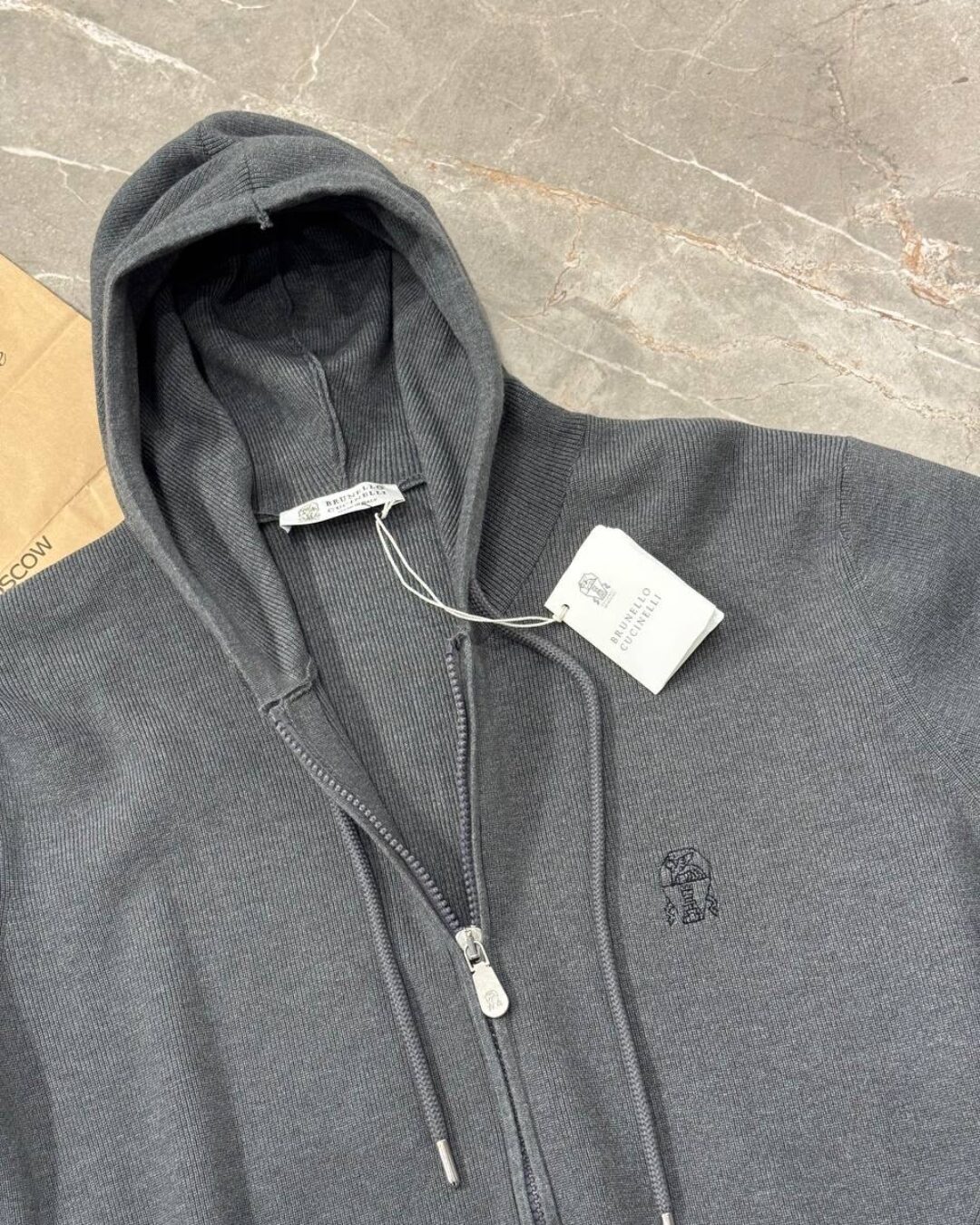 Zip-Худи Brunello Cucinelli — изображение 3