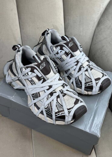 Кроссовки Balenciaga 3XL Extreme Lace Trainers Silver