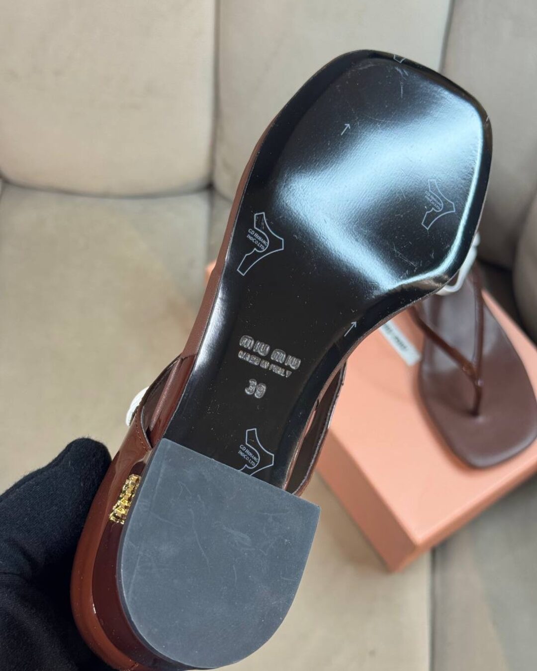 Босоножки Miu Miu — изображение 9