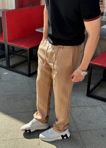 Льняные штаны Brunello Cucinelli