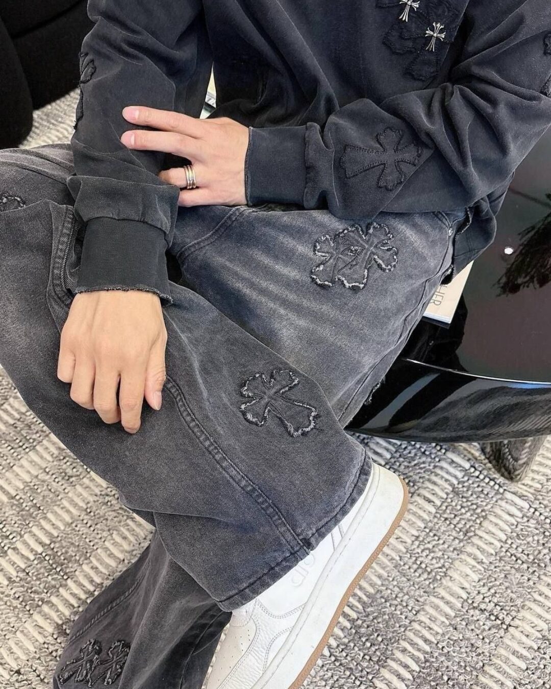 Джинсы Chrome Hearts — изображение 5