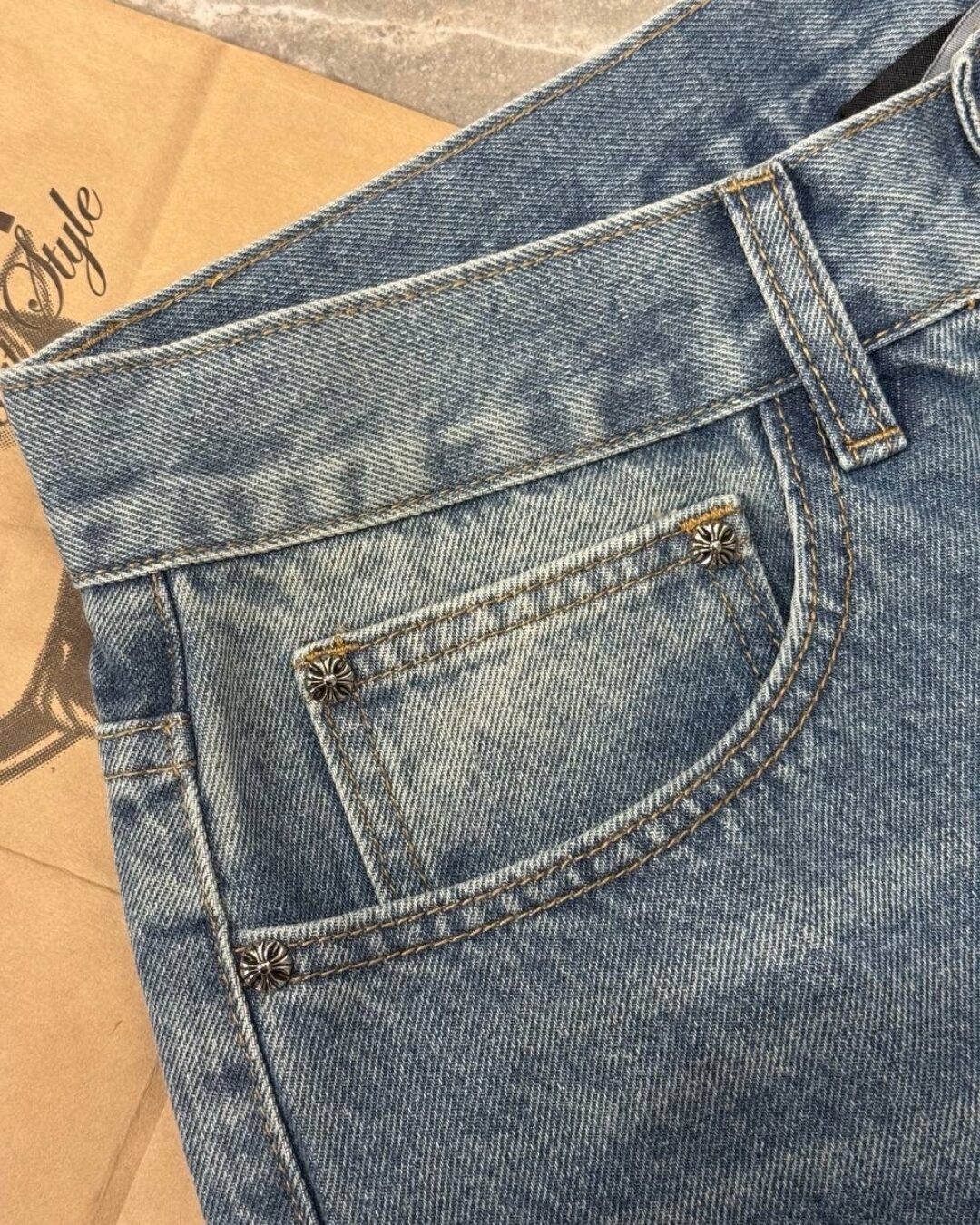 Джинсы Chrome Hearts — изображение 10