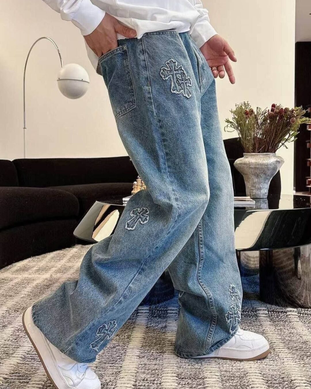 Джинсы Chrome Hearts — изображение 3