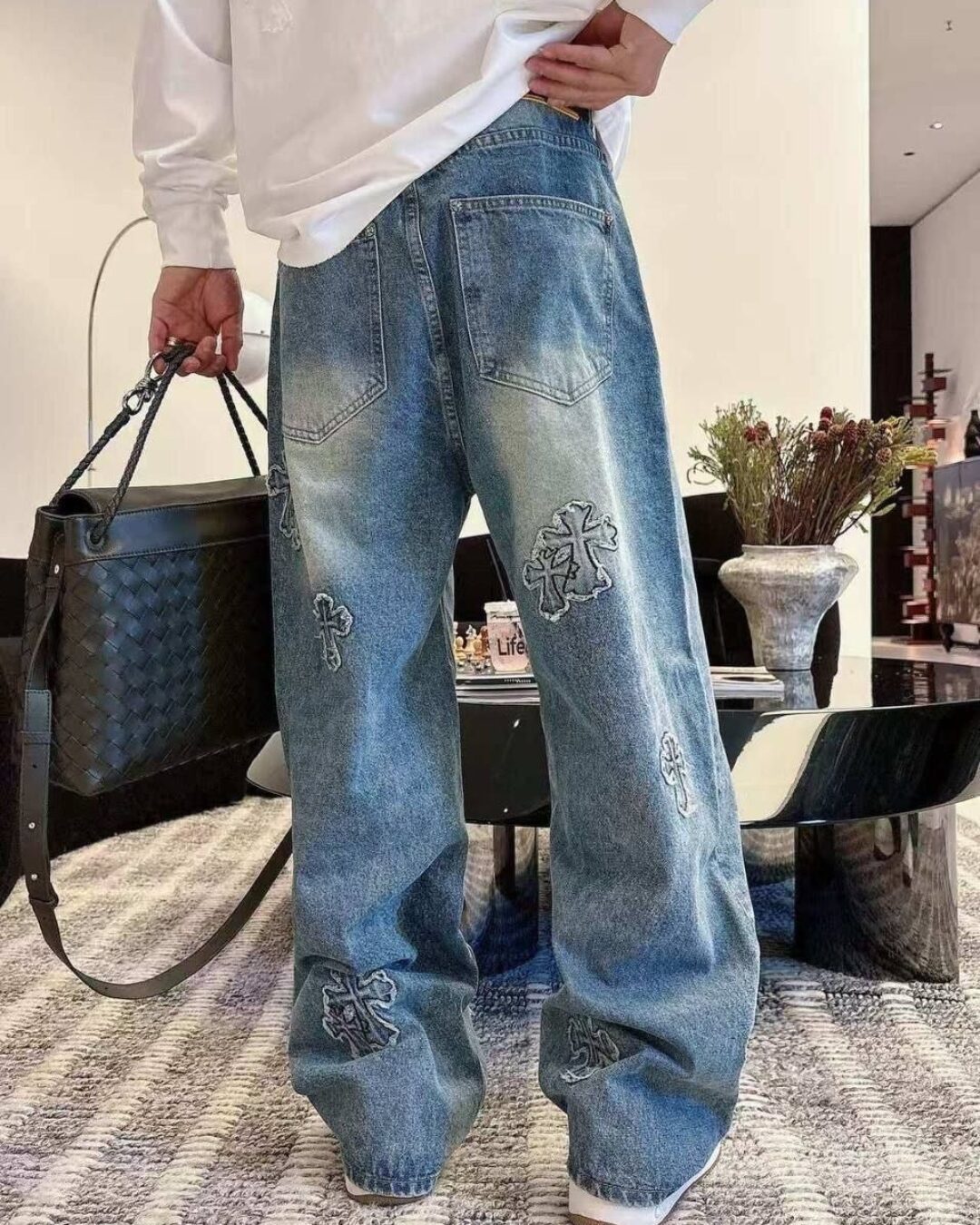 Джинсы Chrome Hearts — изображение 2