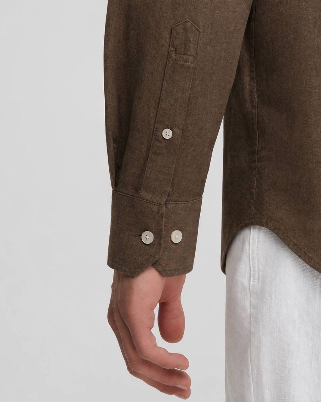 Льняная рубашка Loro Piana — изображение 4