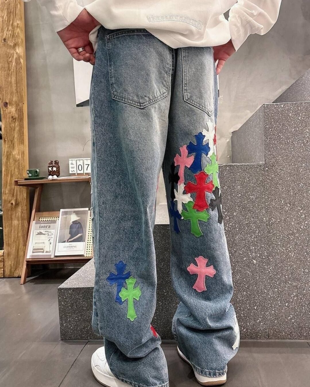 Джинсы Chrome Hearts — изображение 2