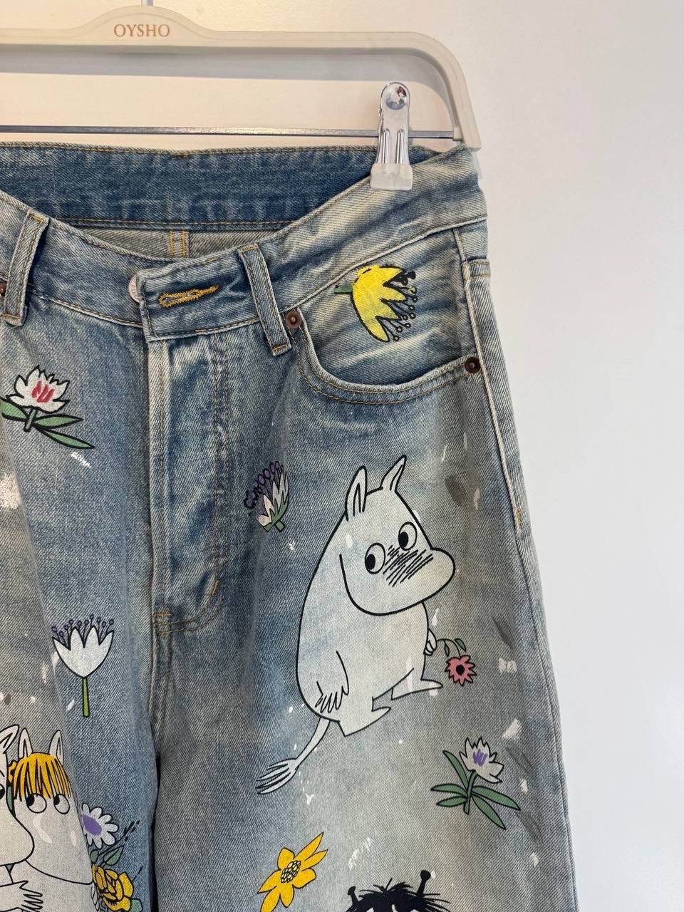 Джинсы Acne x Moomin — фото 3