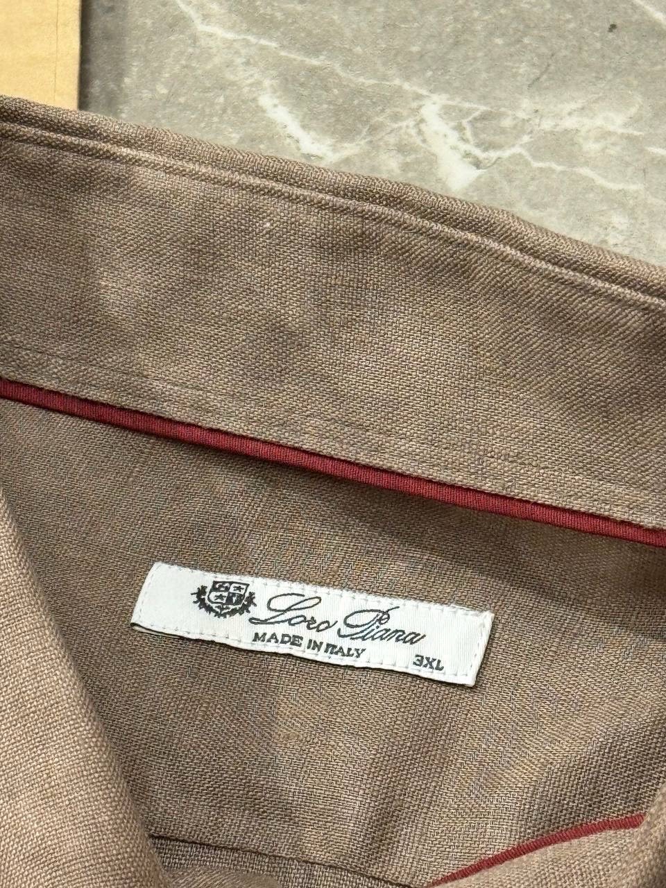 Льняная рубашка Loro Piana — фото 6