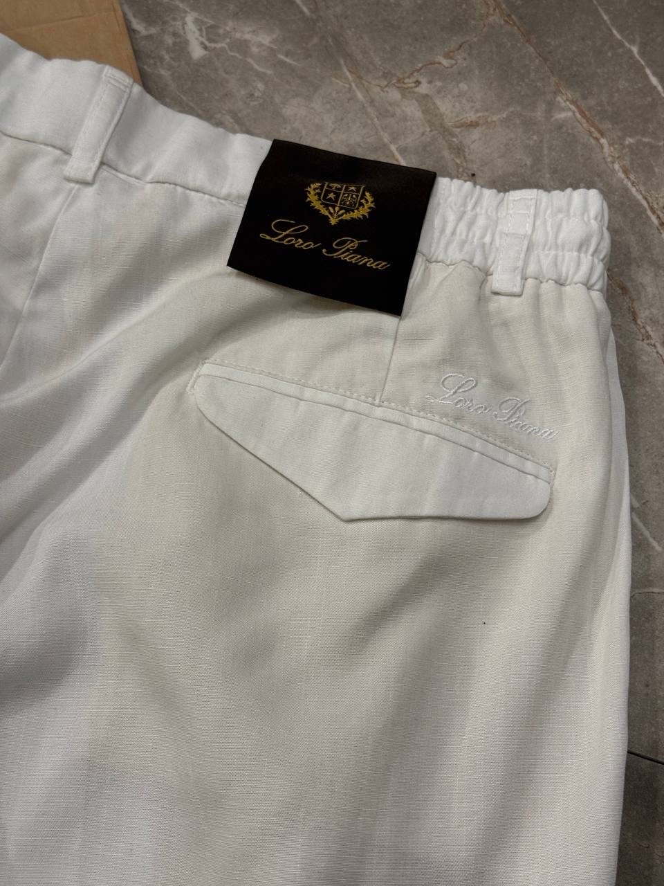 Льняные штаны Loro Piana — фото 7