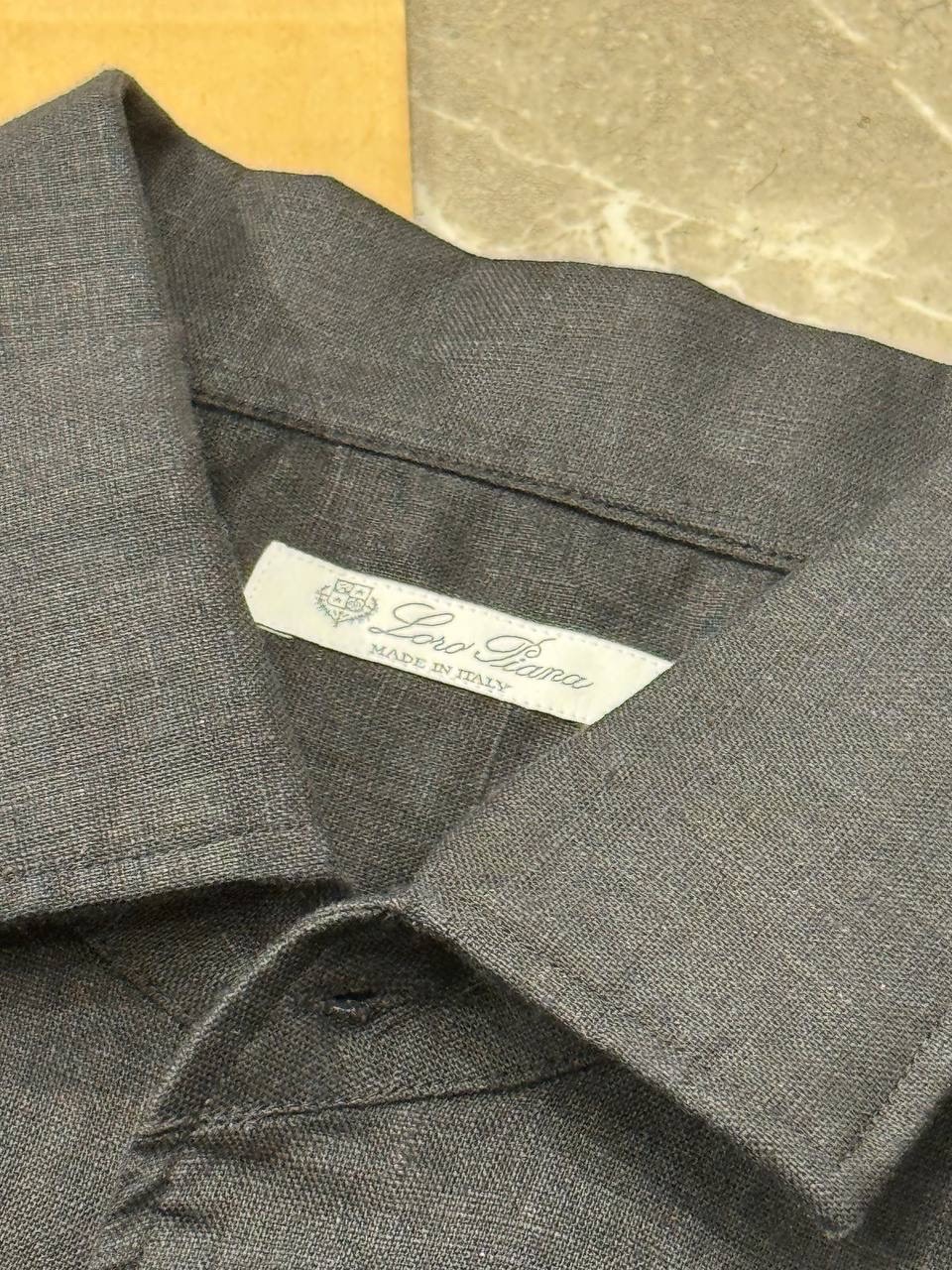 Льняная рубашка Loro Piana — фото 6