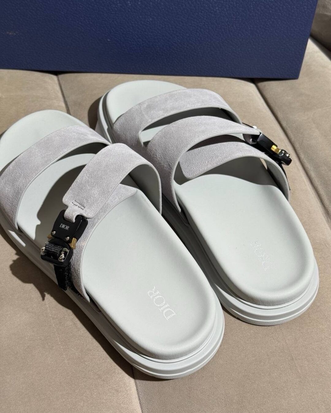 Тапки Dior (Grey) — изображение 4