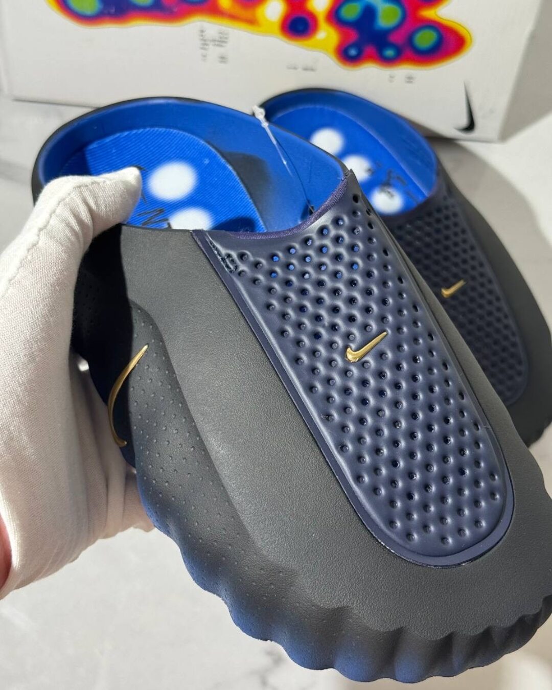 Тапки Nike Mind 001 Blackened Blue — изображение 5
