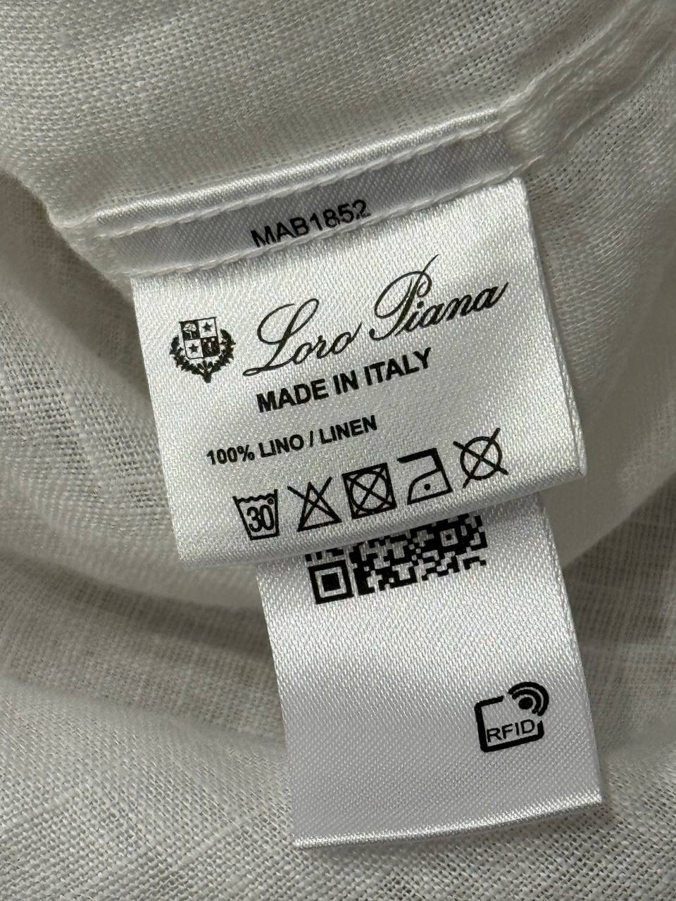 Льняная рубашка Loro Piana — фото 4