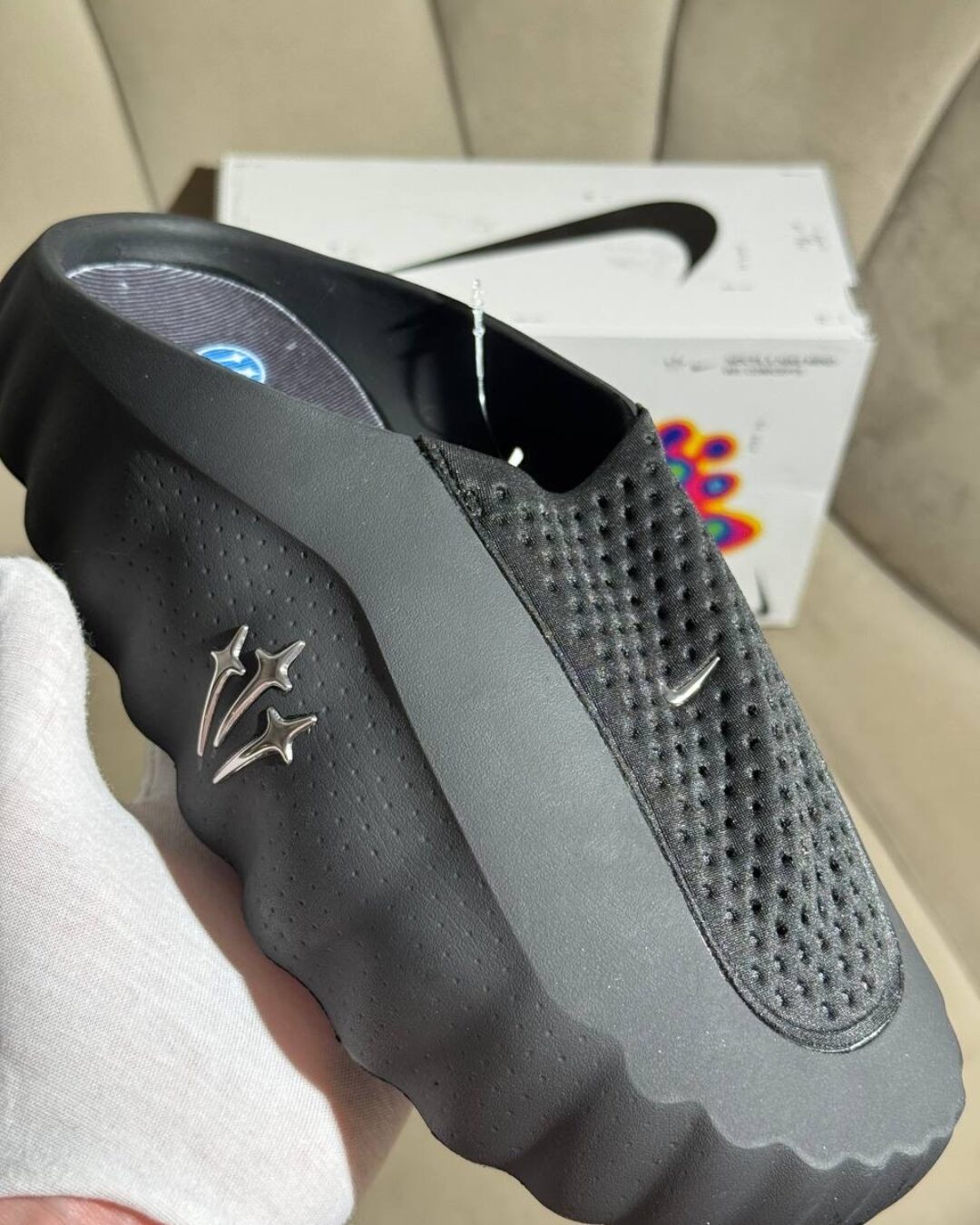 Тапки Nike Mind 001 Black Blue — изображение 4