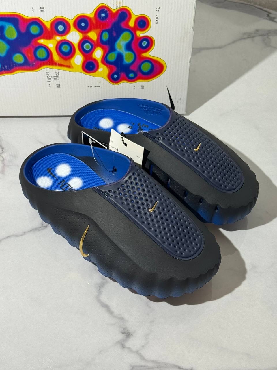 Тапки Nike Mind 001 Blackened Blue