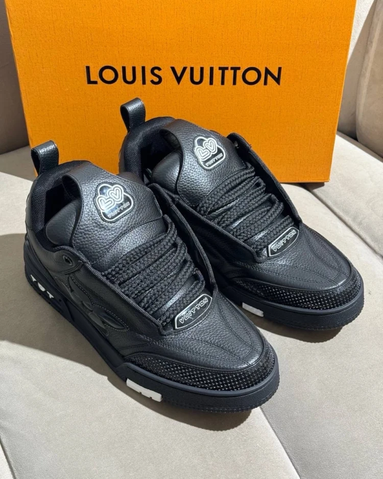 Кроссовки Louis Vuitton Sk8 Black — фото 1