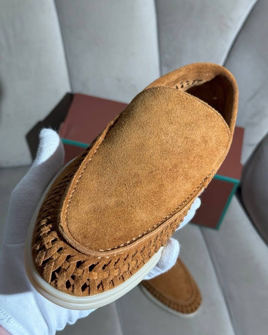 Лоферы Loro Piana Caramel — изображение 8