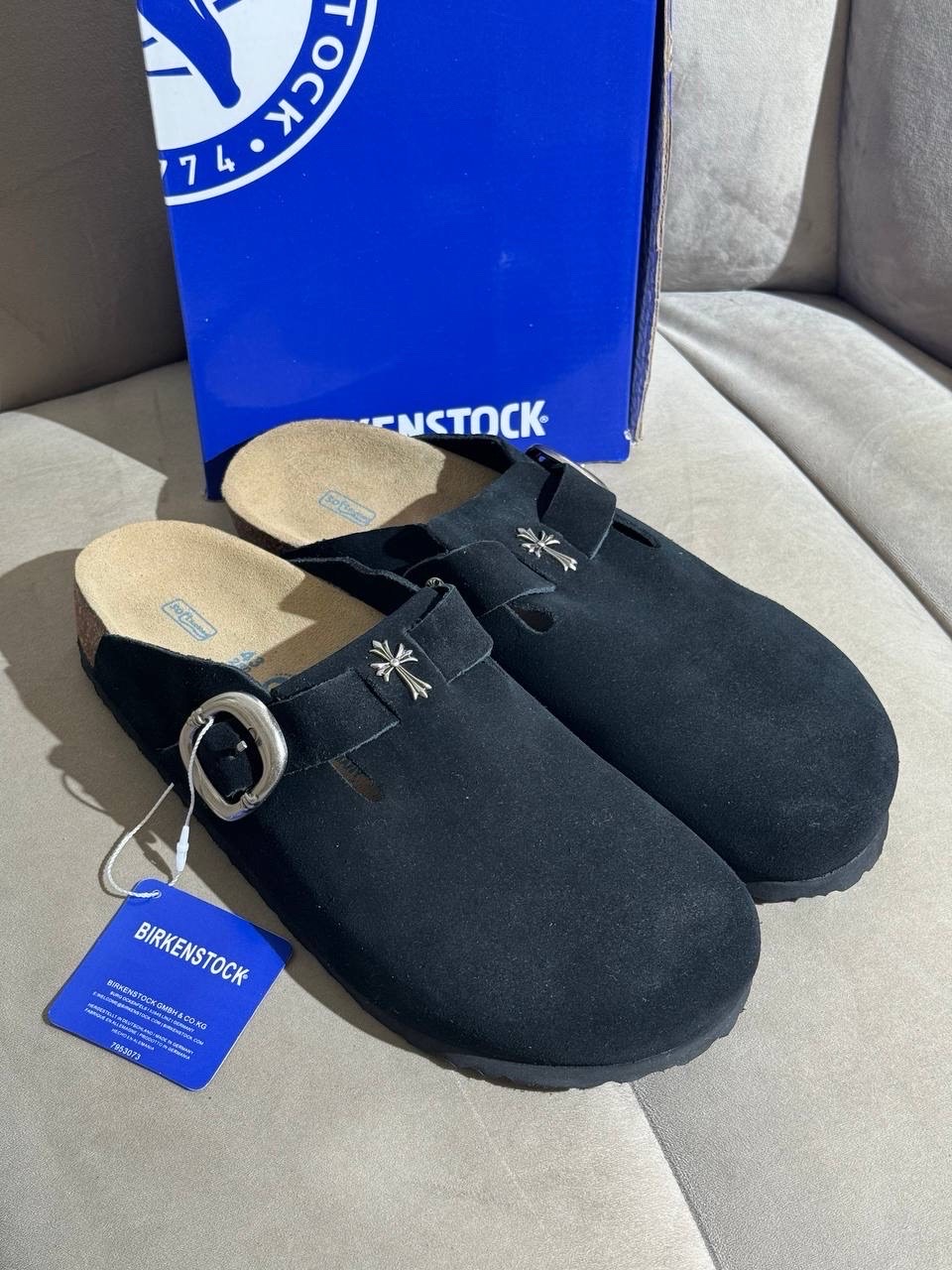 Сабо Birkenstock x Chrome Hearts