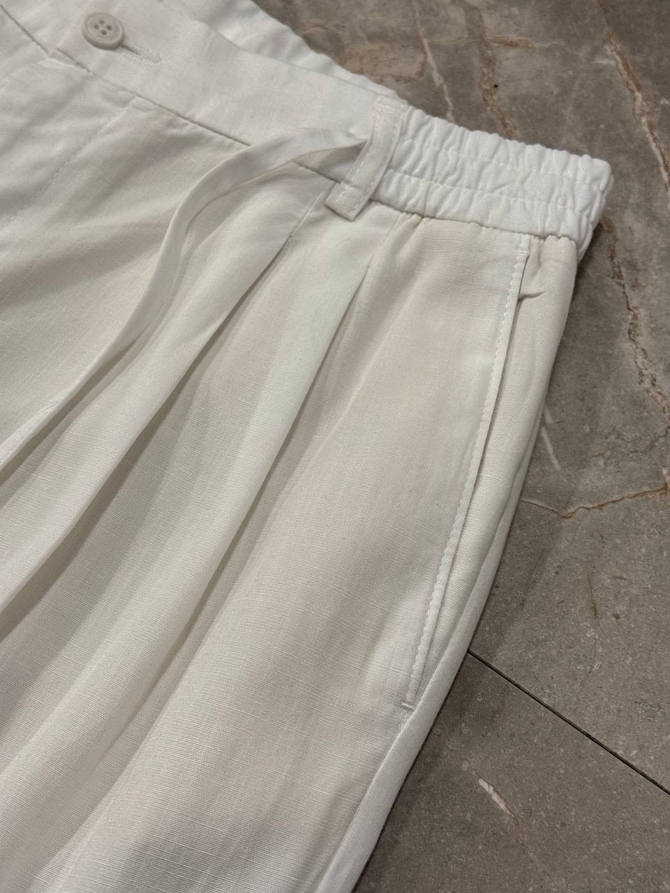 Льняные штаны Loro Piana — фото 3