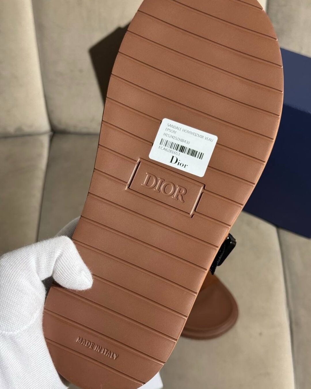 Тапки Dior (Brown) — изображение 3