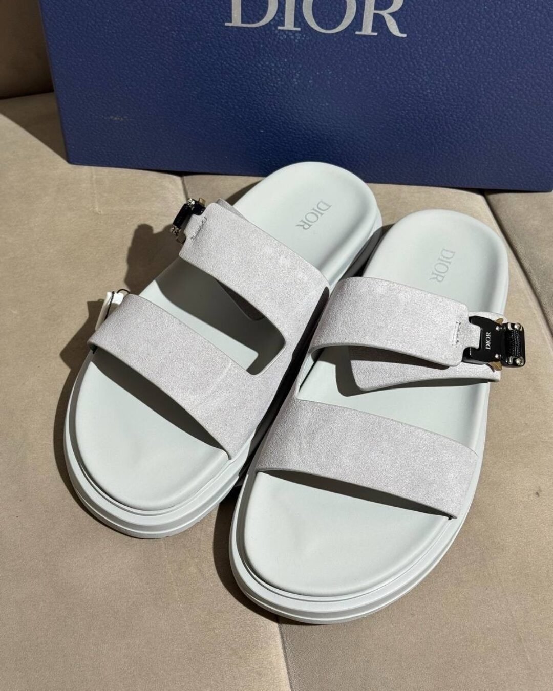 Тапки Dior (Grey) — изображение 7
