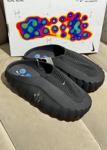 Тапки Nike Mind 001 Black Blue