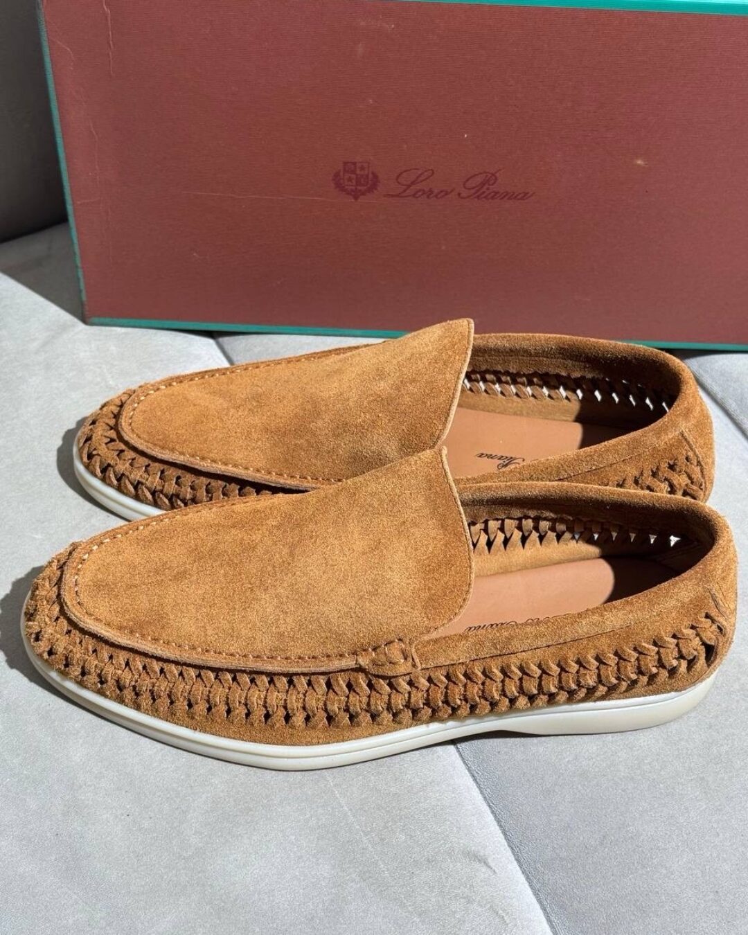 Лоферы Loro Piana Caramel — изображение 5