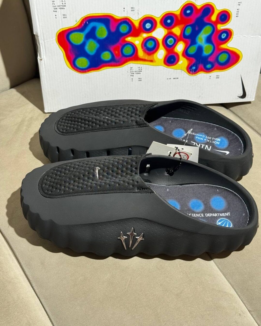 Тапки Nike Mind 001 Black Blue — изображение 2