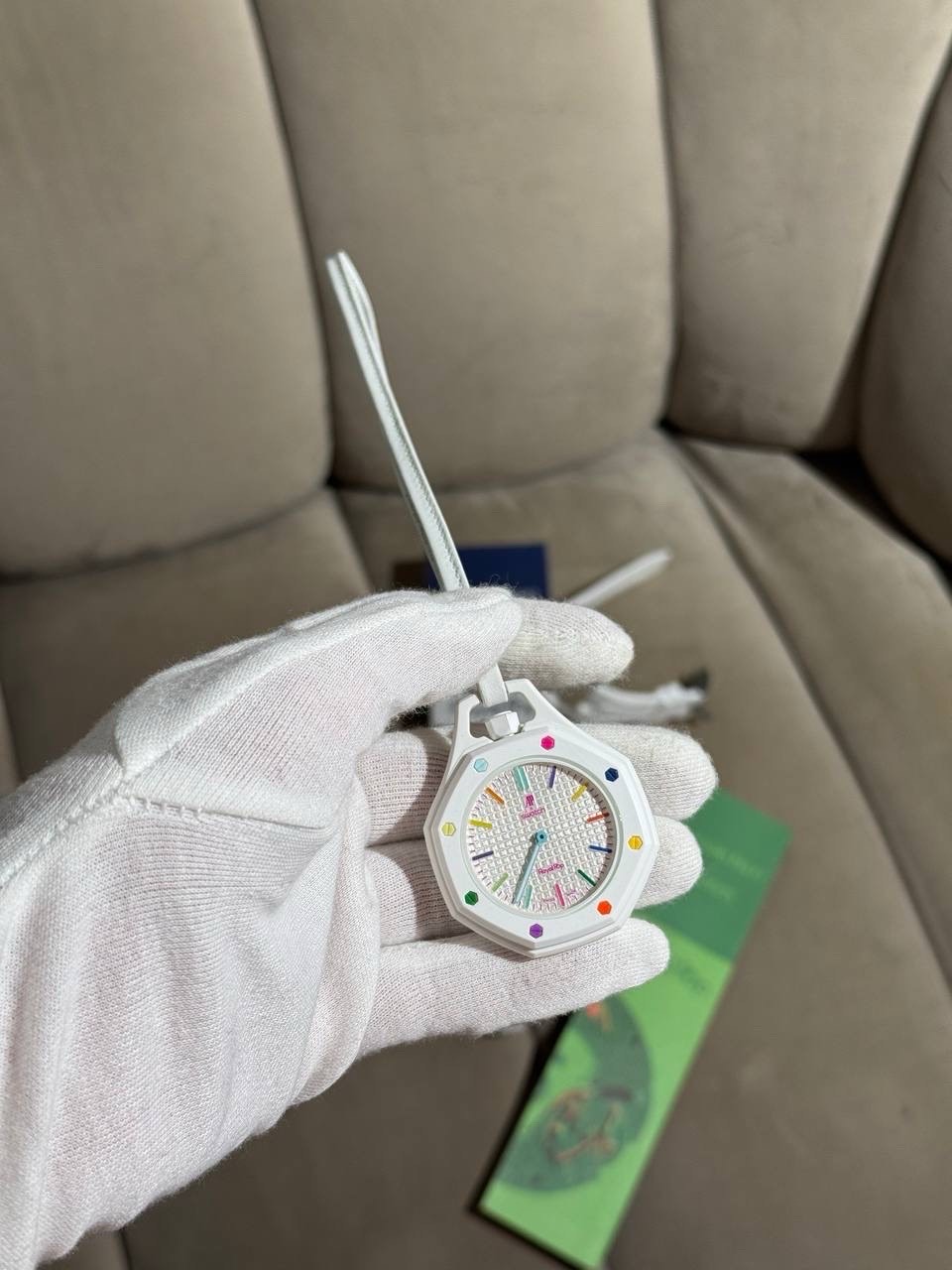 Часы Audemars Piguet x Swatch Royal Pop Huit Blanc — фото 7