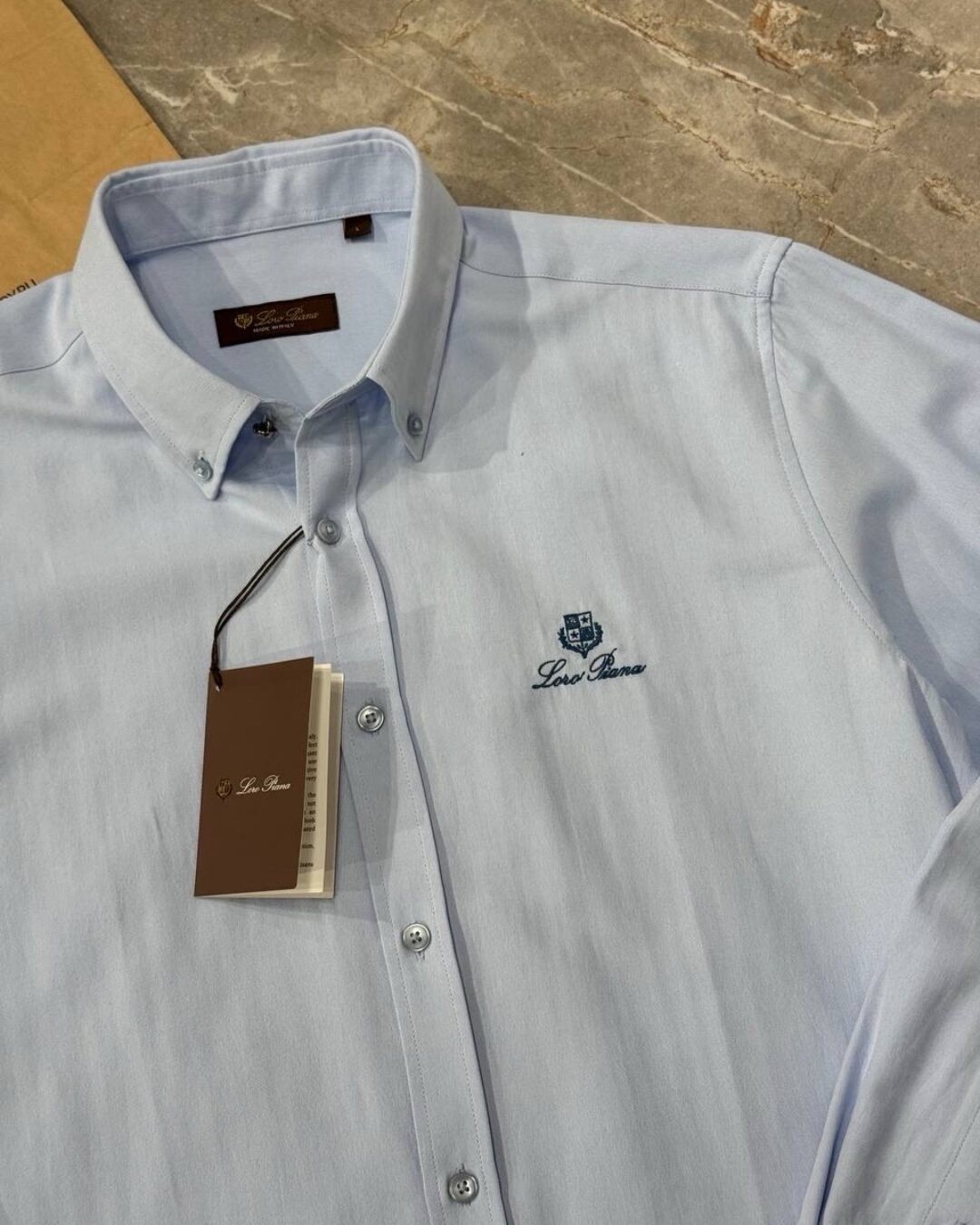 Льняная рубашка Loro Piana — изображение 9