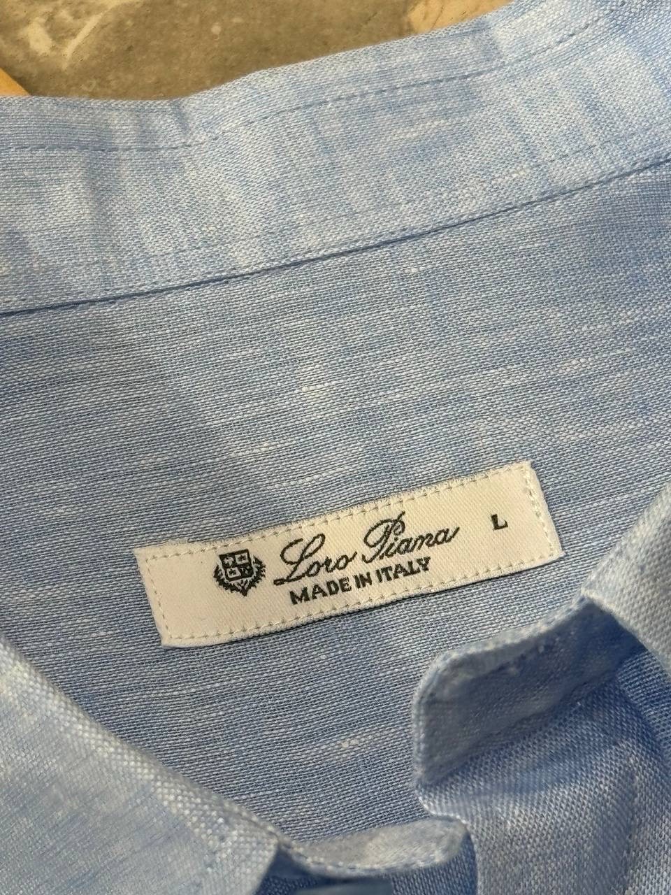 Льняная рубашка Loro Piana — фото 6