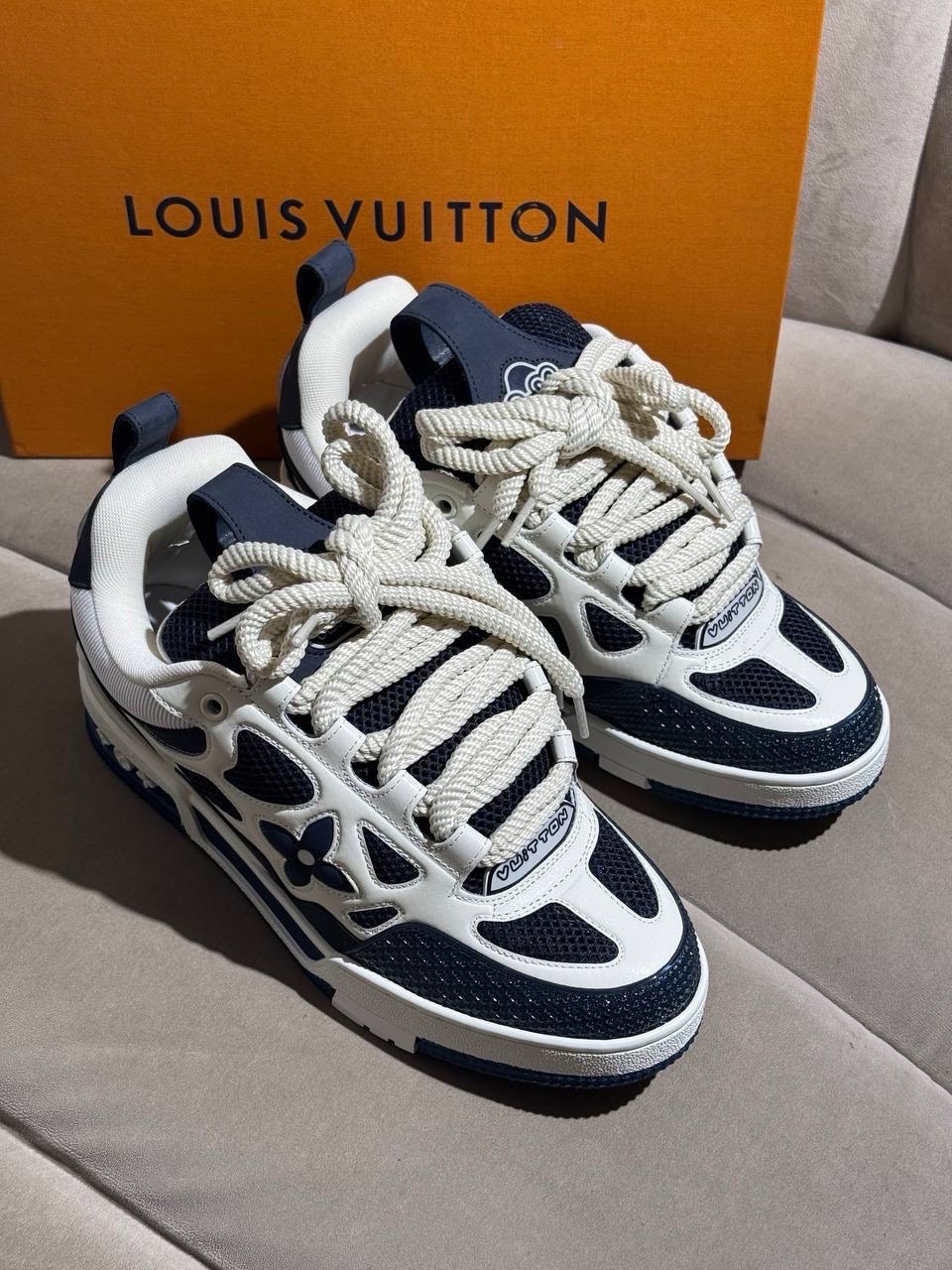 Кроссовки Louis Vuitton Sk8 Blue — фото 1